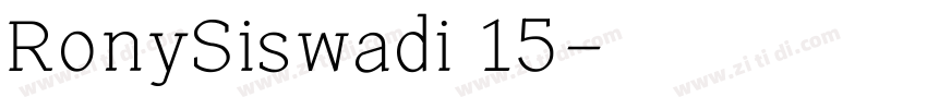 RonySiswadi 15字体转换